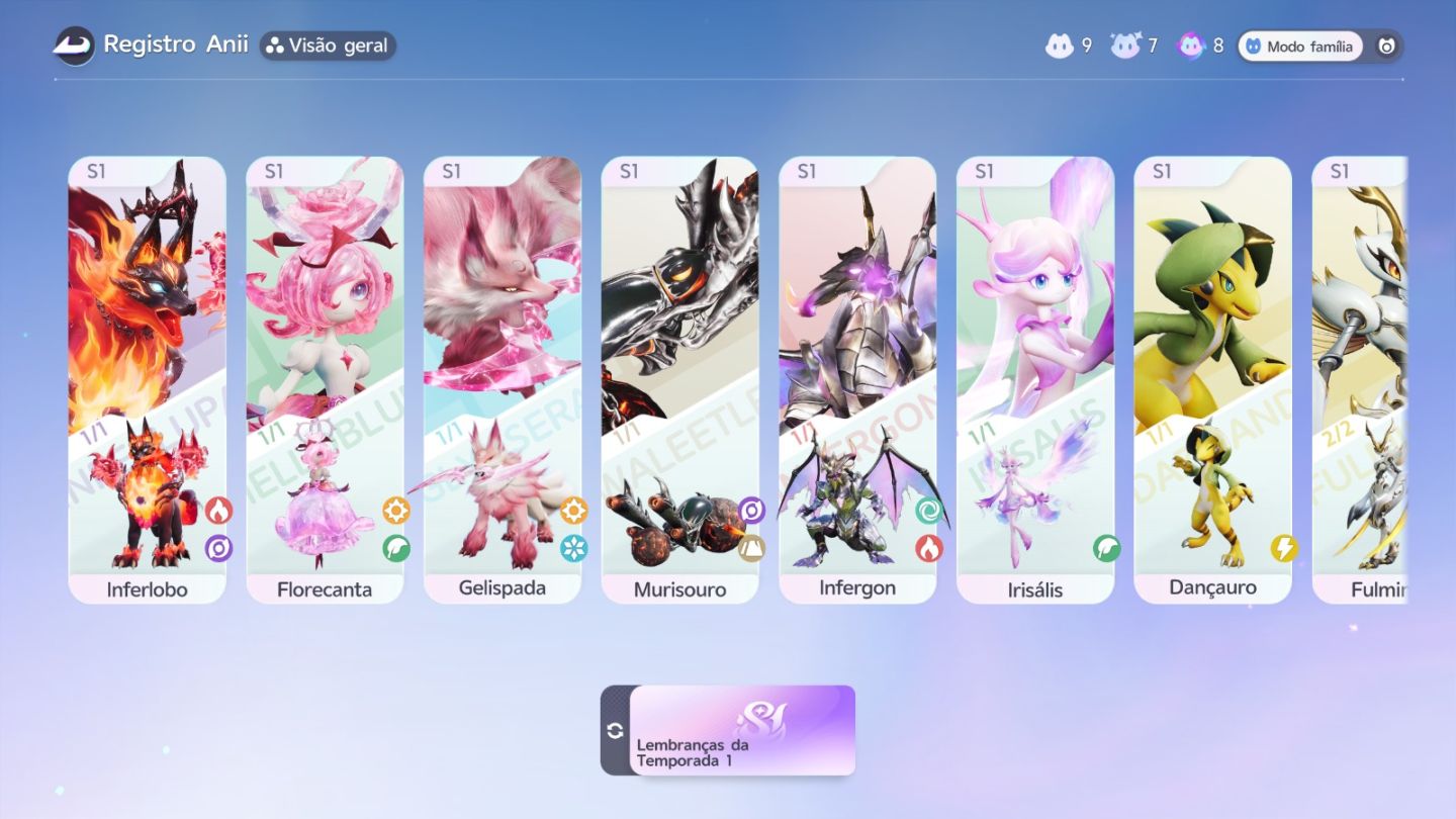 CONTA END GAME LVL 61 ANIIMO