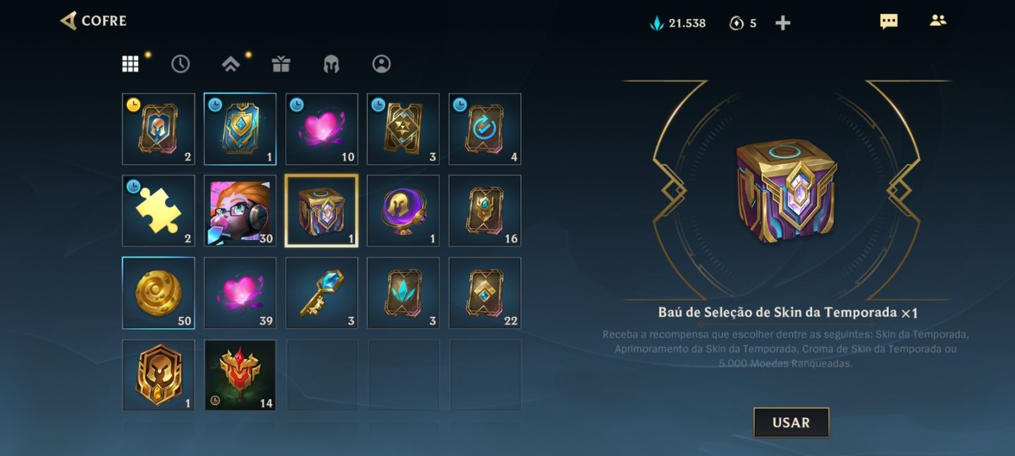 Conta League of Legends:Wild Rift