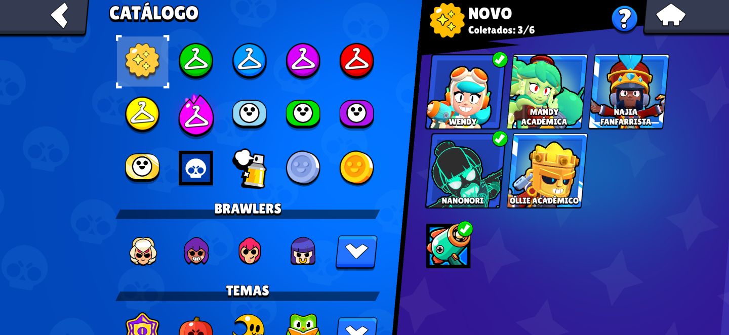 Conta brawl Stars colecionador