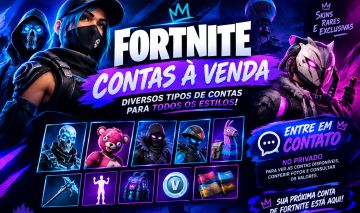 CONTAS DE FORTNITE COM VBUCKS FULL ACESSO E DIVERSAS SKINS
