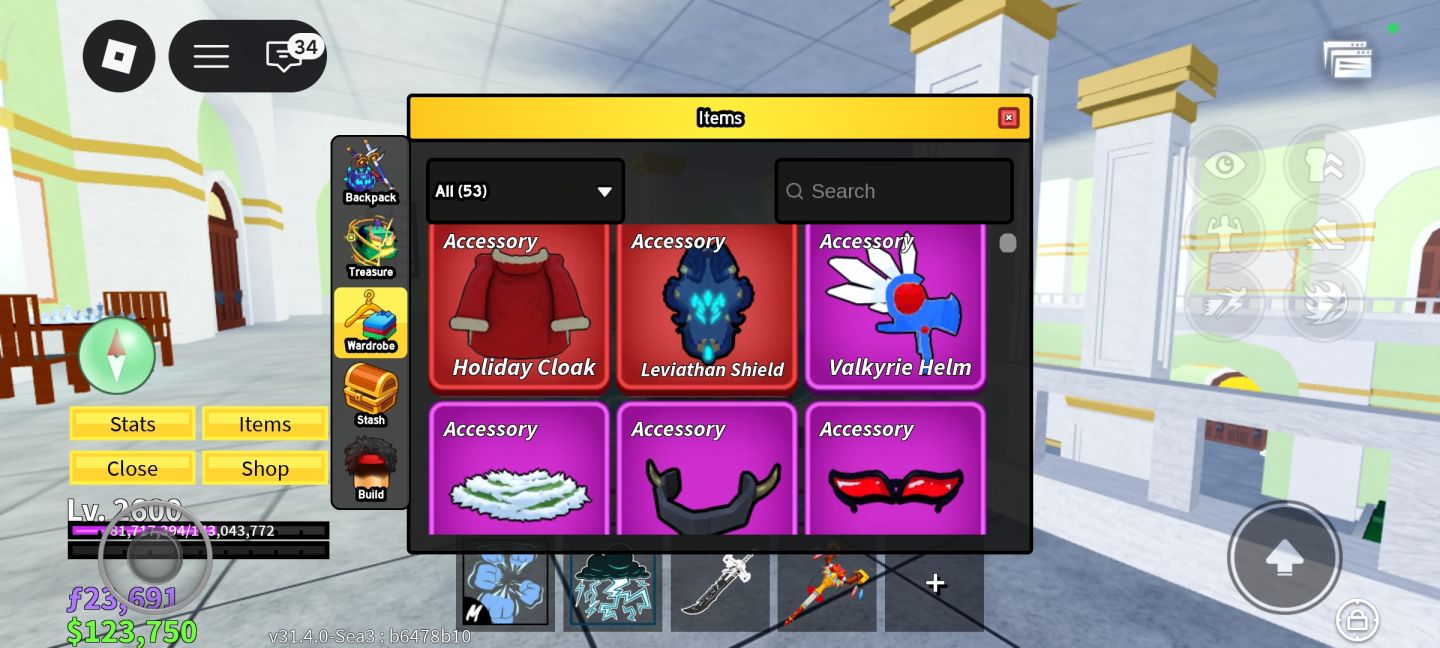 CONTA BLOX FRUITS COMPLETÍSSIMA | Perms, Maestrias no Máximo e 20k+ Robux gasto