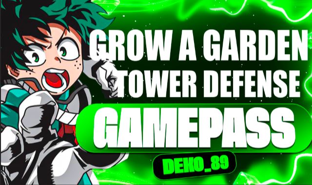 GROW A GARDEN TOWER DEFENSE - MELHORES GAMEPASS