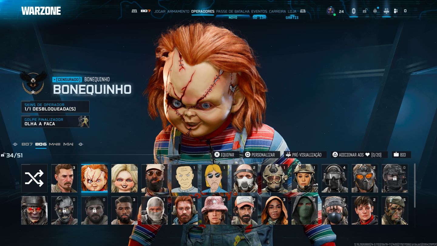 CONTA WARZONE INSANA
