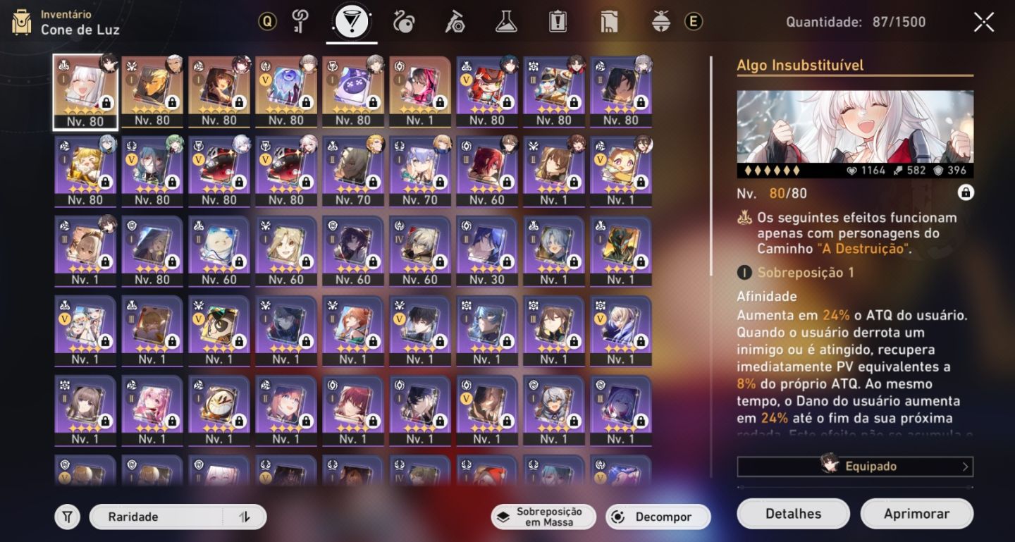 Archer E6S1, Sparkle E0S1, Rin, Gilgamesh, Sparxie, Yao Guang - Negociável