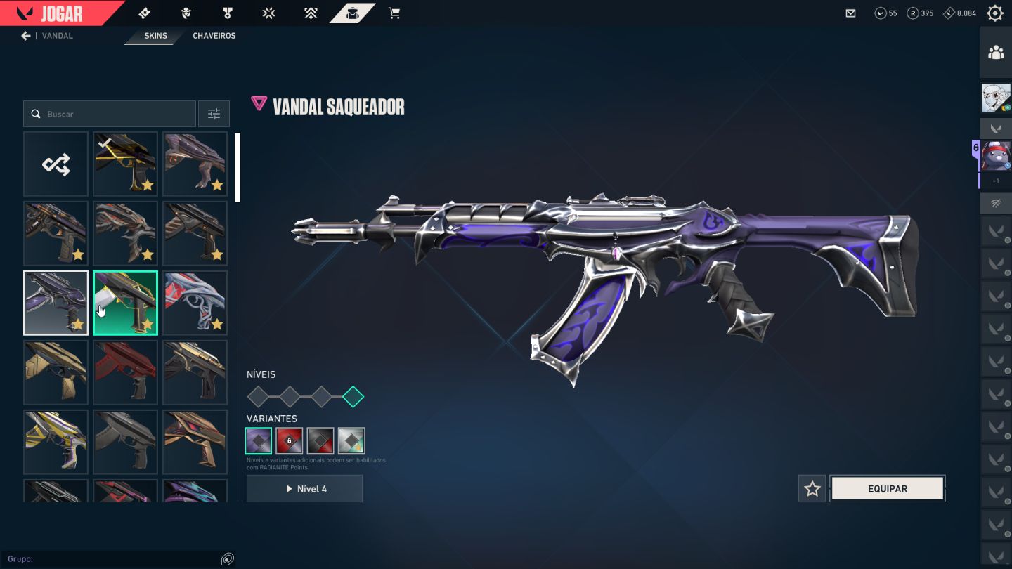Conta Nvl 427 DIAMANTE | MUITAS SKINS | Pode email | Mando mais fotos