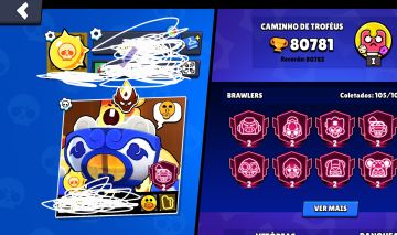 Conta brawl 80k, mestre, 2 passe pro e 8 plus