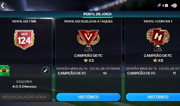 VENDE-SE CONTA DE FC MOBILE GER 124 TIME EM PROMOÇÃO!!!
