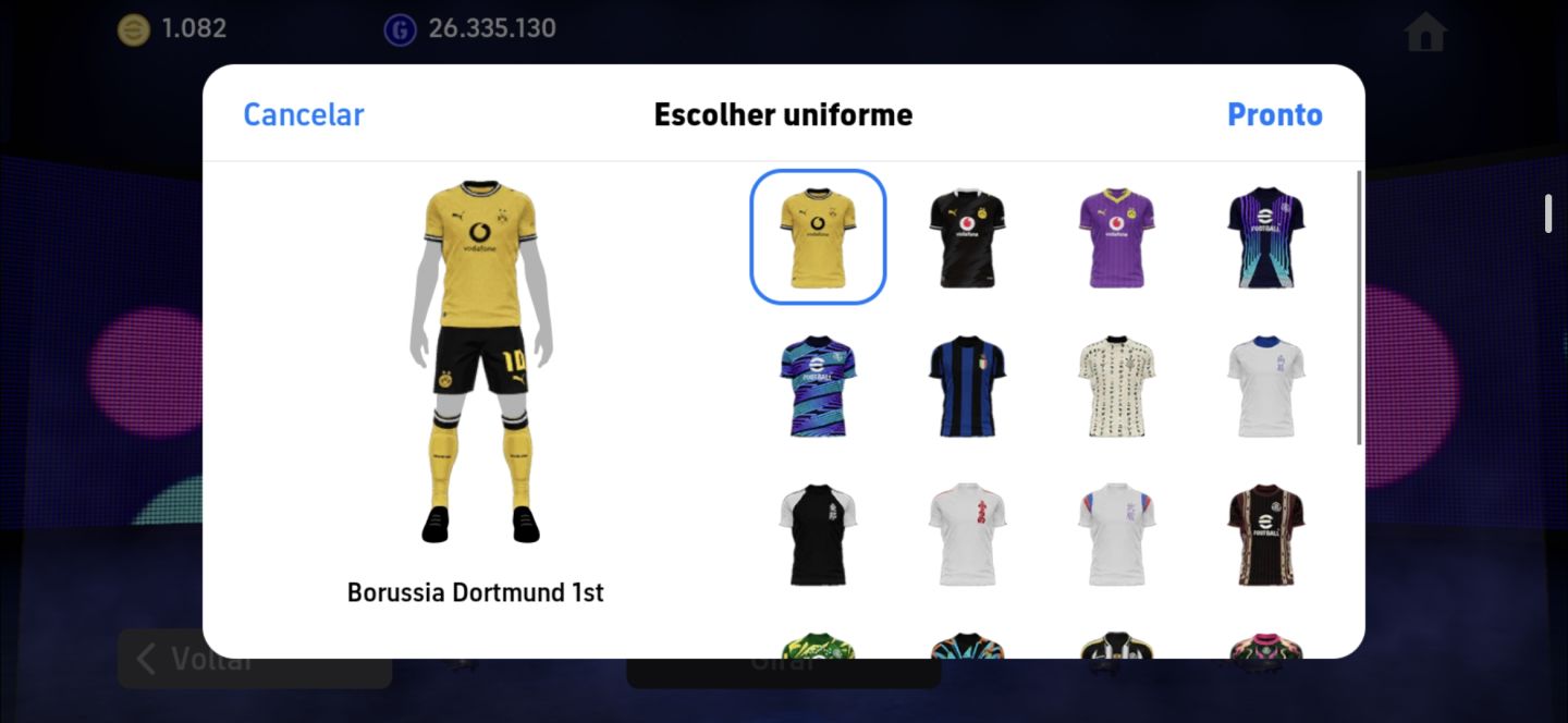 Conta eFootball Rara - Força 3290 | Epics, Show Time e Técnicos Top