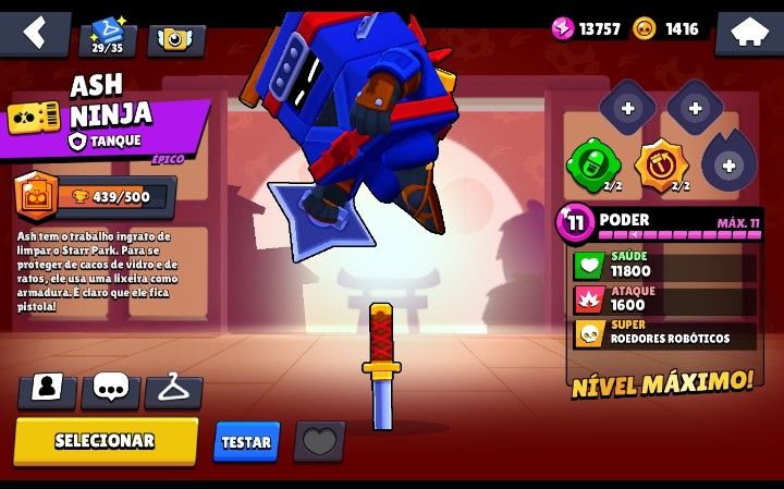 Conta de BRAWL STARS 2019 COM PRIMEIRO PASSE E 38K DE TROFEUS !!!!!!!