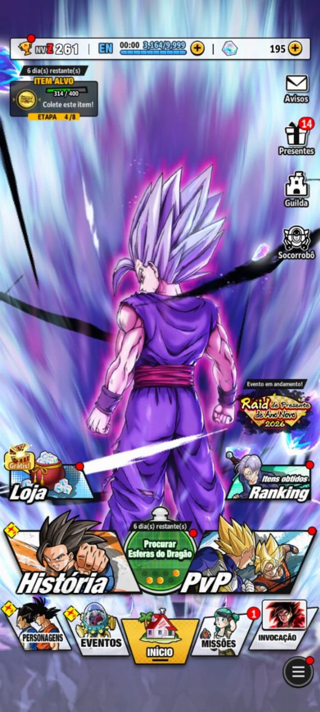 Conta DBZ LEGENDS COM 65 LFS!!!