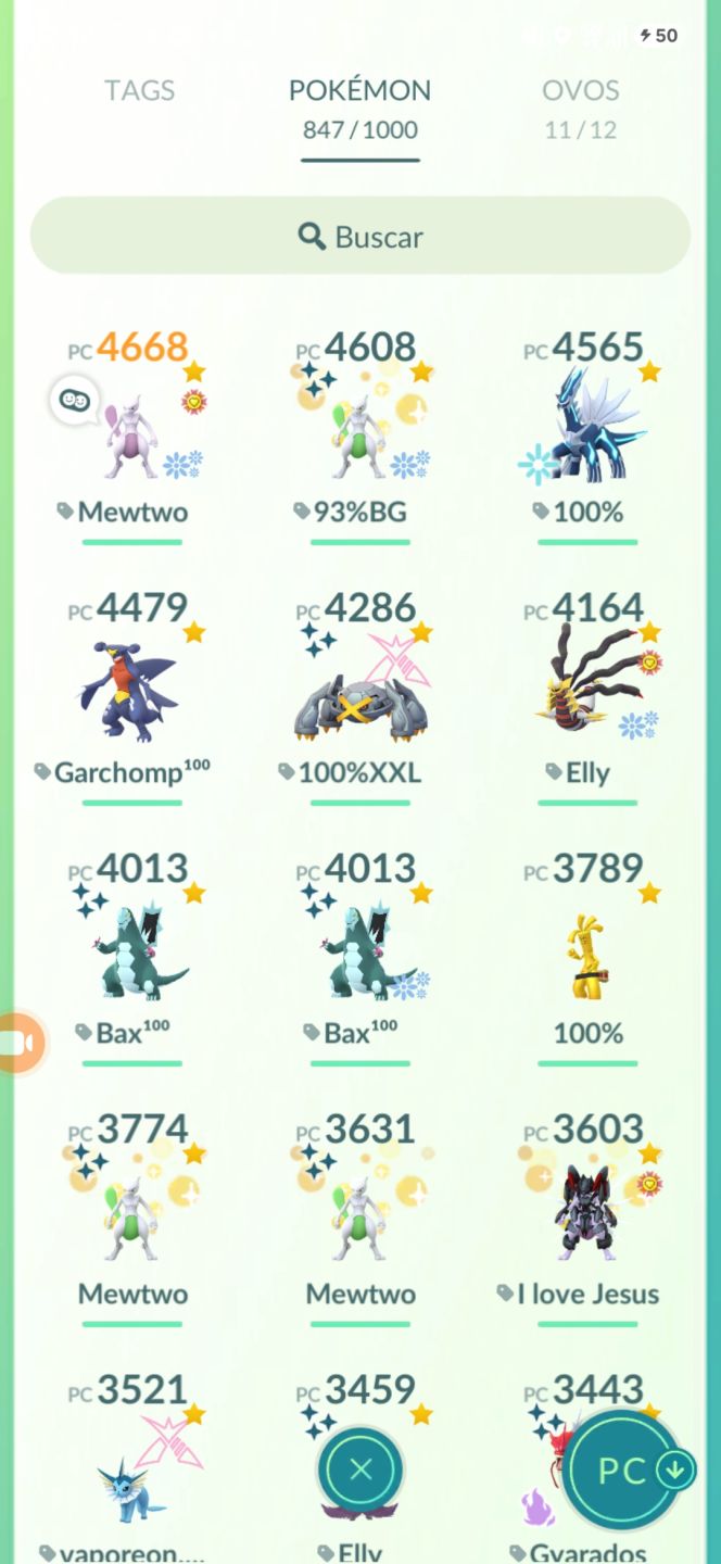 Pokemon go conta lv72 top