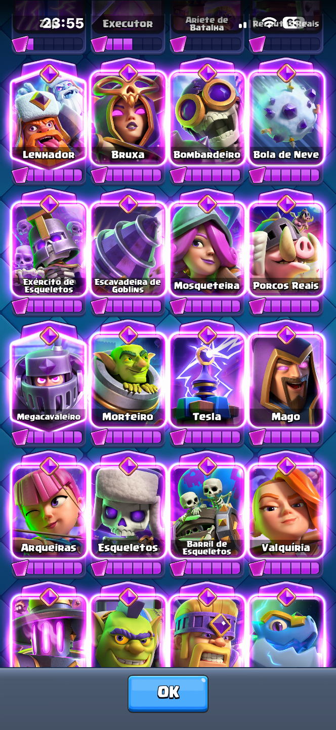 CONTA CLASH ROYALE BEM UPADA NO PRECINHO!!! com 14kbde troféu e 23 evos