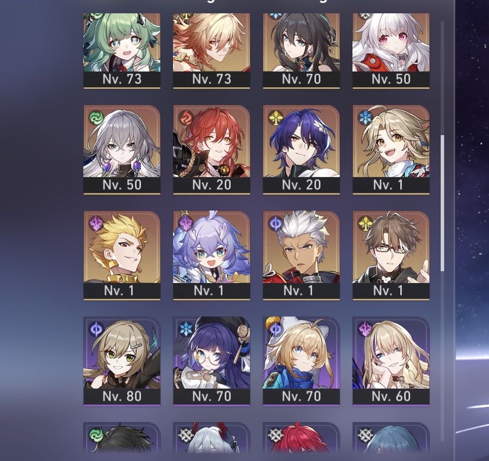 Conta honkai star hail 14 limitados
