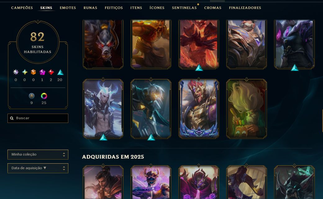 [Entrega Automática] Lol Platina, 82 Skins, 73K Ea, Todos Campeões, Lvl 187