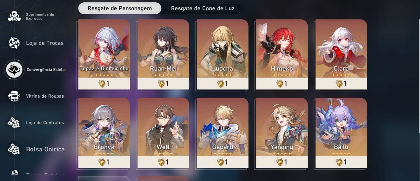 Promoçao Conta End Game Honkai Star Rail. FULL Build