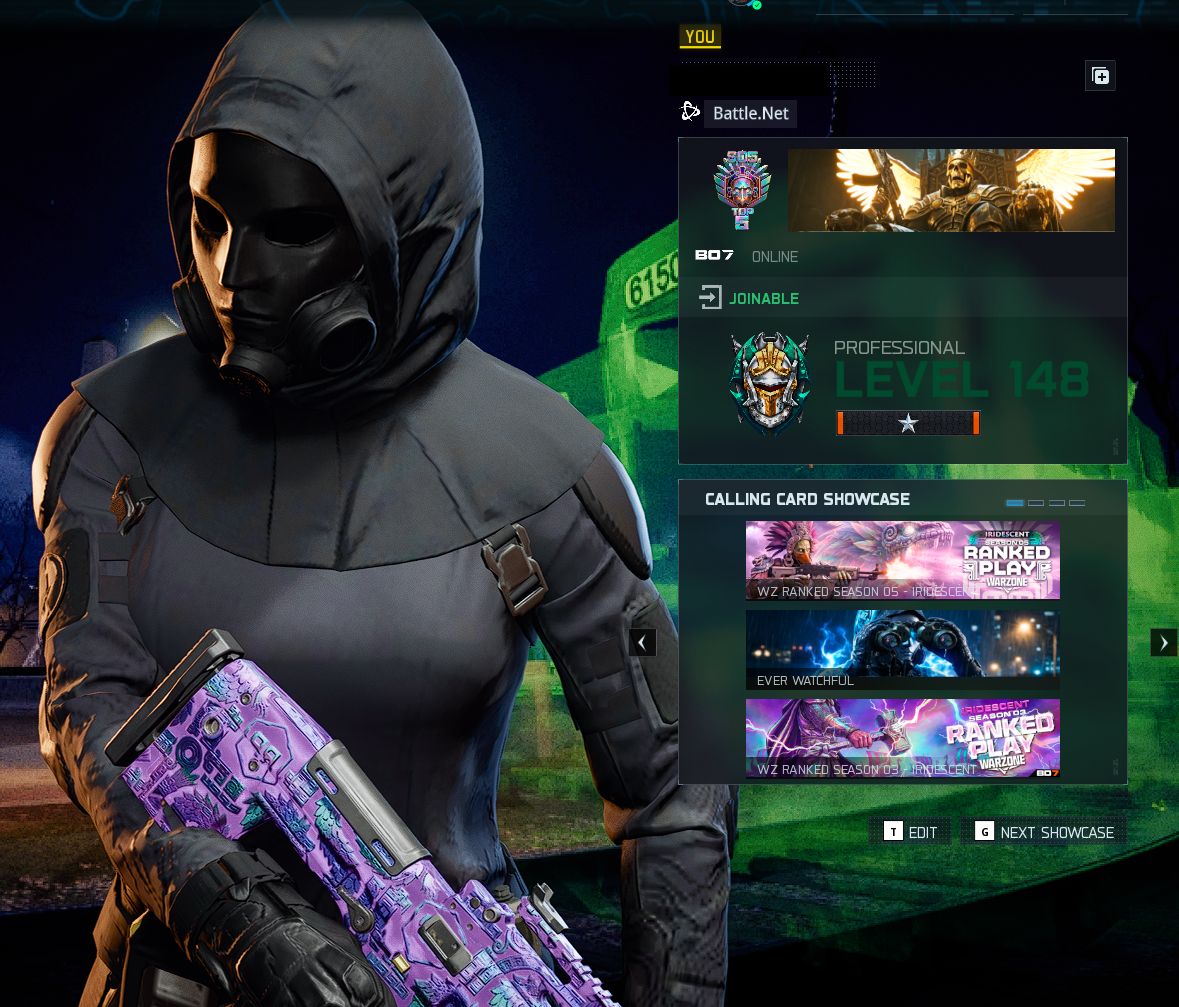 Conta Try-Hard, Nuke Skin, Cosméticos Iridescent Raros (+)
