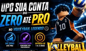 UPO SUA CONTA VOLLEYBALL LEGENDS - UP TO PRO!