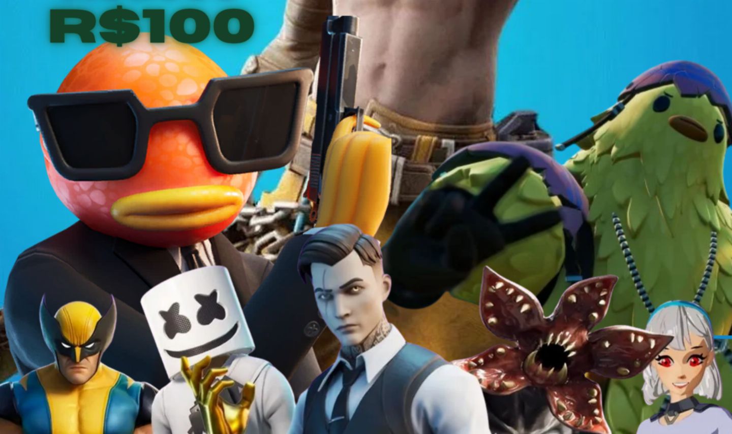 CONTA FULL ACESSO +50 SKINS PICARETAS MOCHILAS E V-BUCKS ETC
