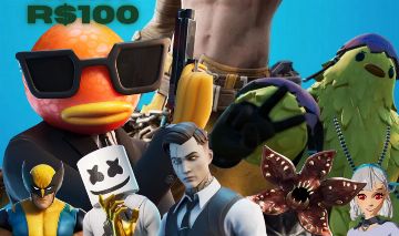 CONTA FULL ACESSO 50 SKINS PICARETAS MOCHILAS E V-BUCKS ETC