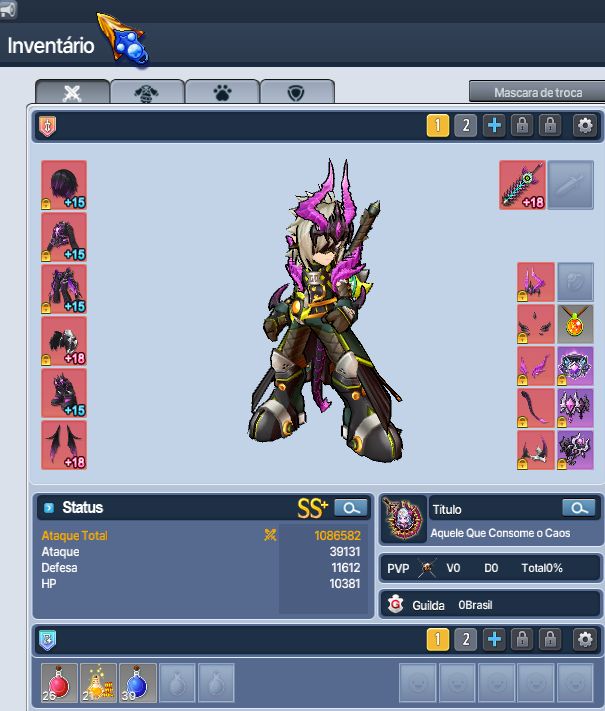Conta Grand Chase Classic 4 Personagens | 1KK+ LEVEL 283