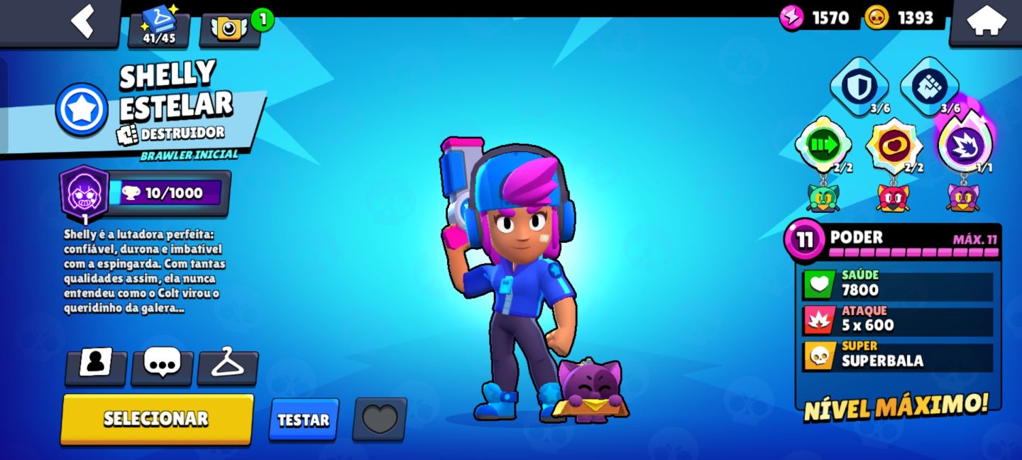 CONTA BRAWL STARS ANTIGA, RARA, GEMADA, SEMI-FULL (PREÇO NEGOCIÁVEL)