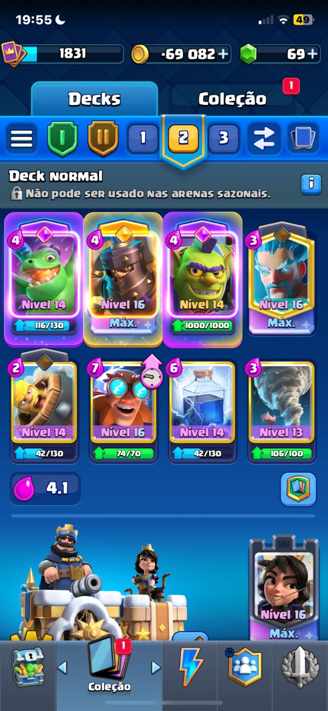 COMBO 3 CONTAS: BRAWL STARS + COC + CLASH ROYALE