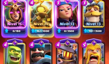Conta intermediária com várias evoluções ( 2 heróis ) com banners e emblemas