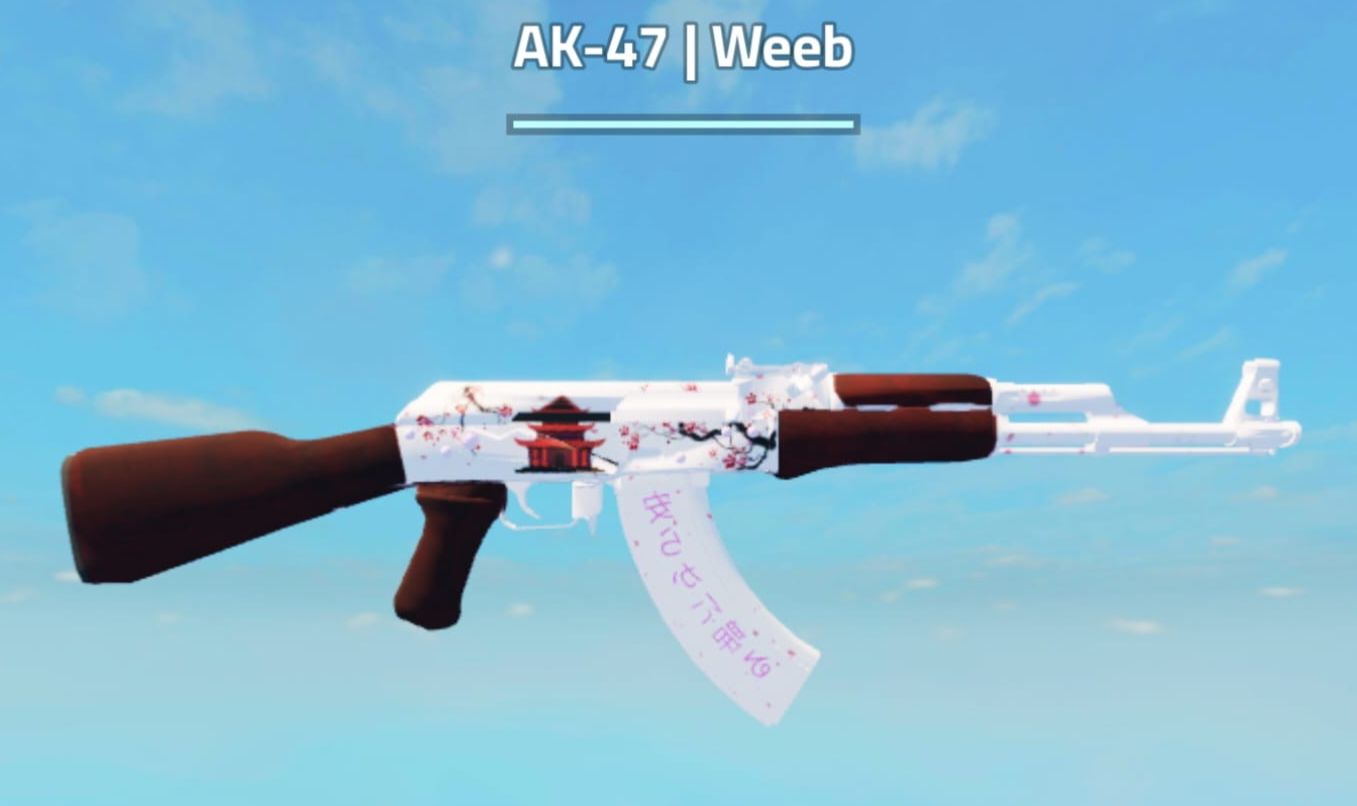 COUNTER BLOX | AK47 Weeb e itens Kimura's