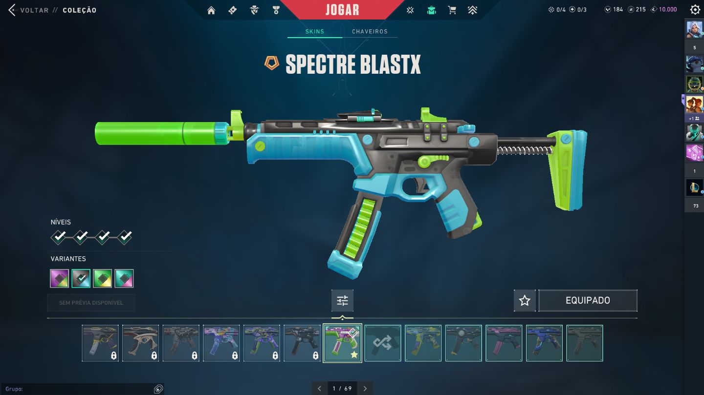 1x conta valorant top tier skins facas RGX + KARAMBIT
