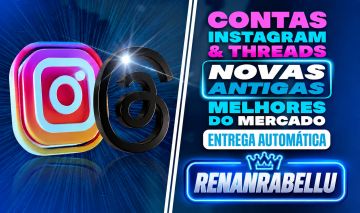 [PROMOÇÃO] CONTAS INSTAGRAM & THREADS NOVAS/ANTIGAS IP BR/MIX+ENTREGA AUTOMÁTICA