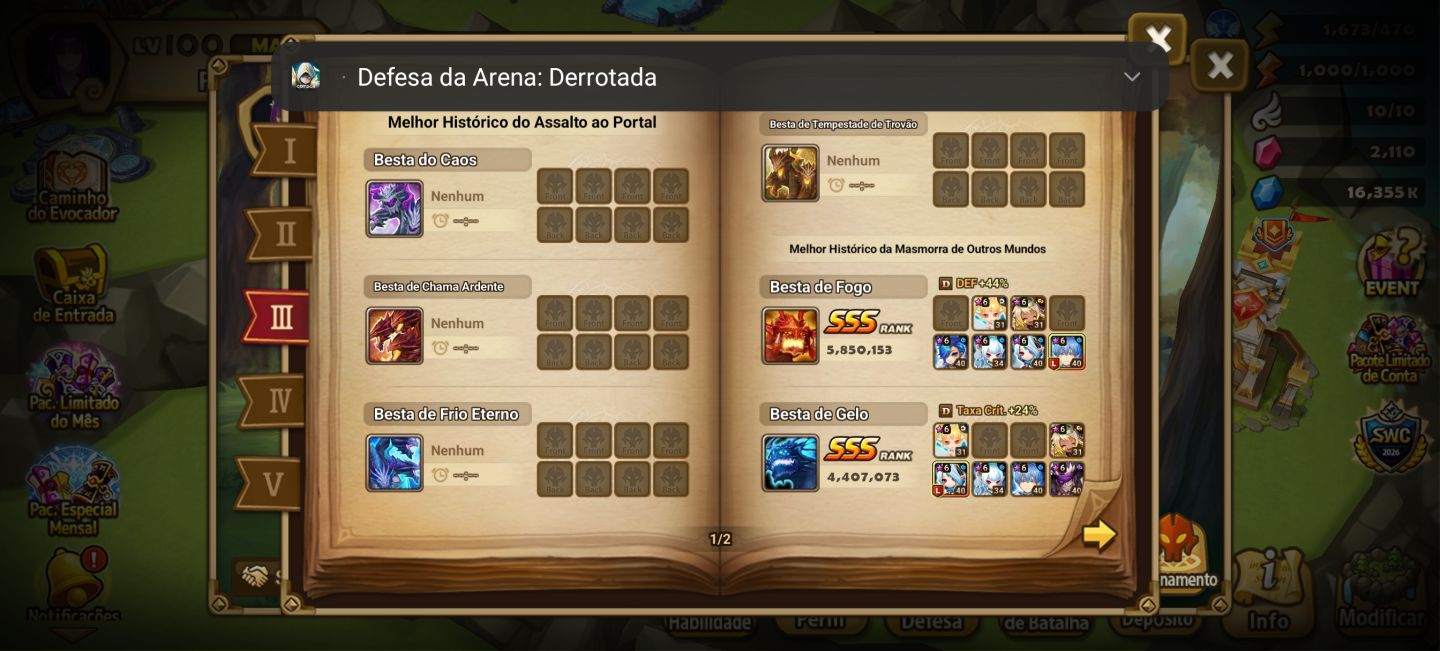 Melhor personagem da colab Light Fern + 2 LDs