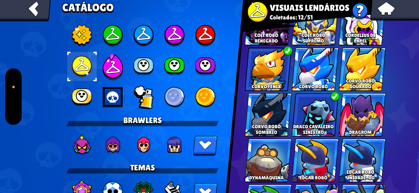 Conta de Brawl stars com 55k de troféus