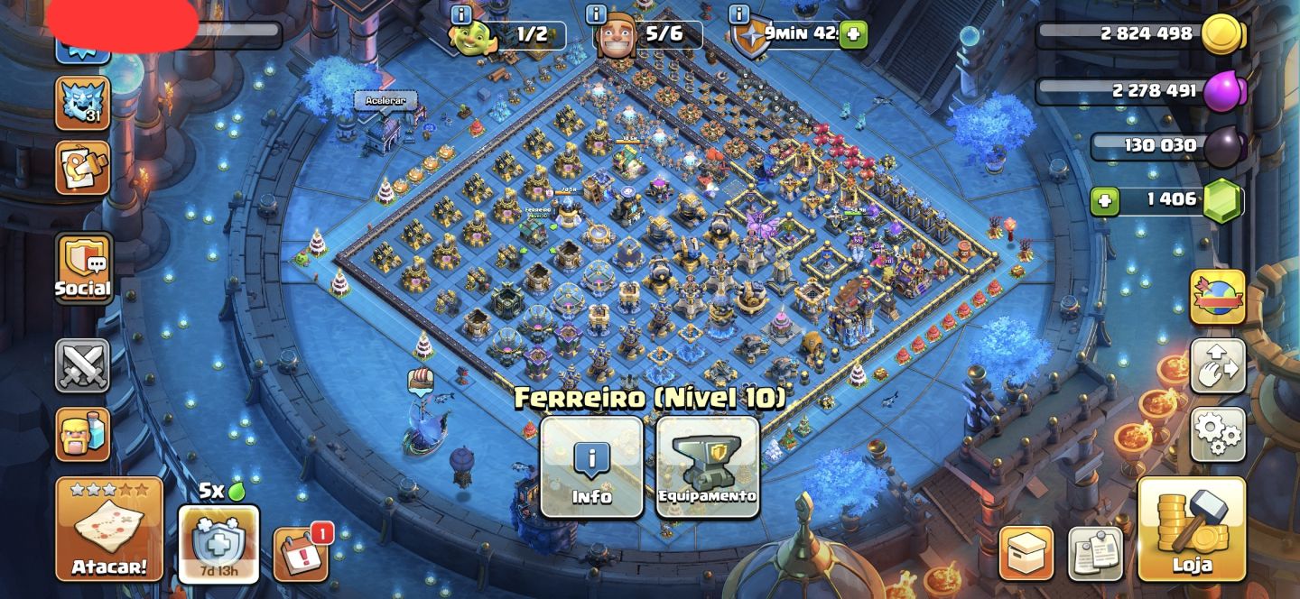 Conta CV 18 quase full