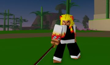 Conta Slayers 2 Rengoku, Level 180, Flame Breathing, Flame Katana V2