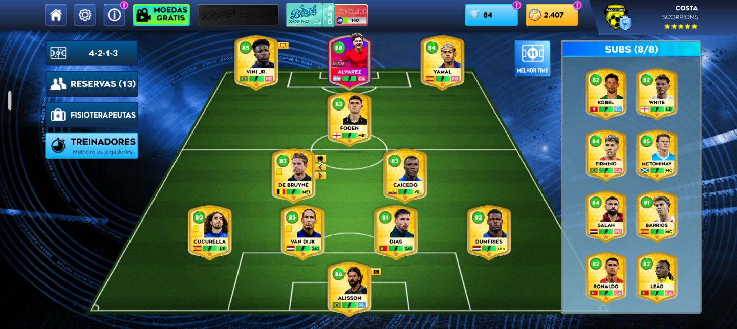 CONTA DREAM LEAGUE SOCCER PRA SAIR RAPIDO!