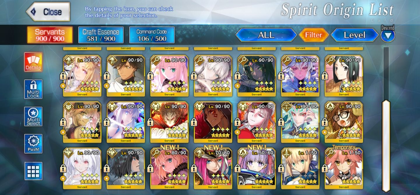 Fate na | 32 Ssr +Nps | End Game