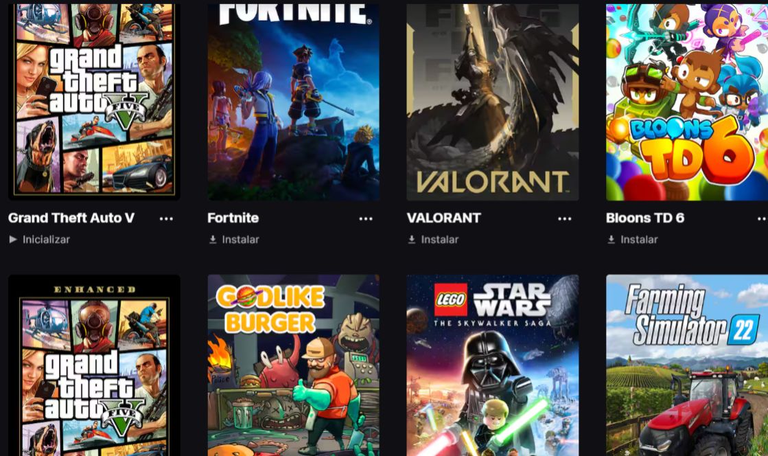 Conta epic games com Fortnite, Gta V, Dead Island, Saga Fallout