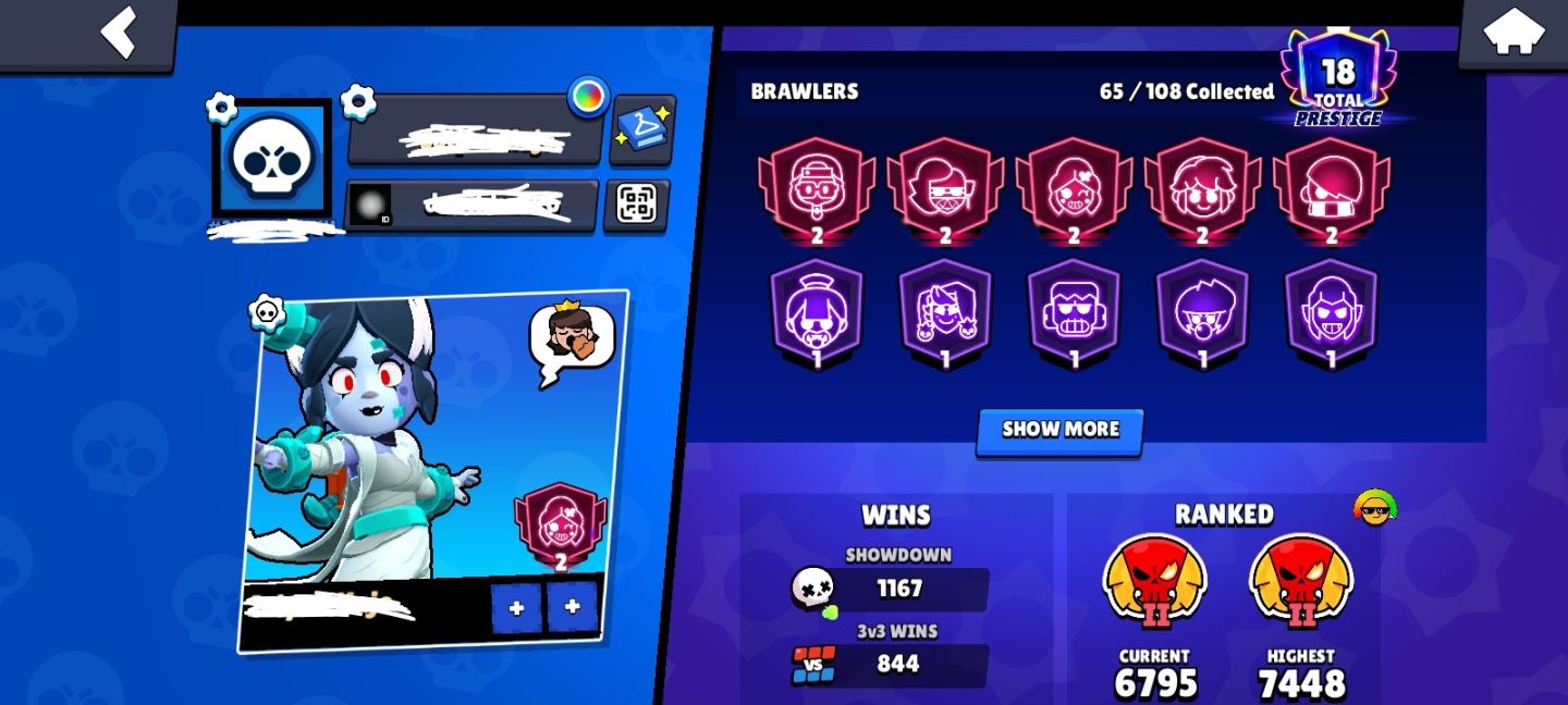 CONTA DE BRAWL STARS LENDÁRIA 2 COM 25 MIL TROFÉUS 3 FULL BUFFIES DO META BARATA