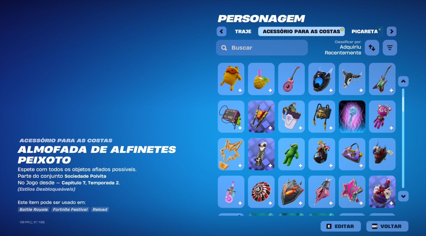 MELHOR CONTA DE FORTNITE PC 201 SKINS + MUITOS COSMÉTICOS
