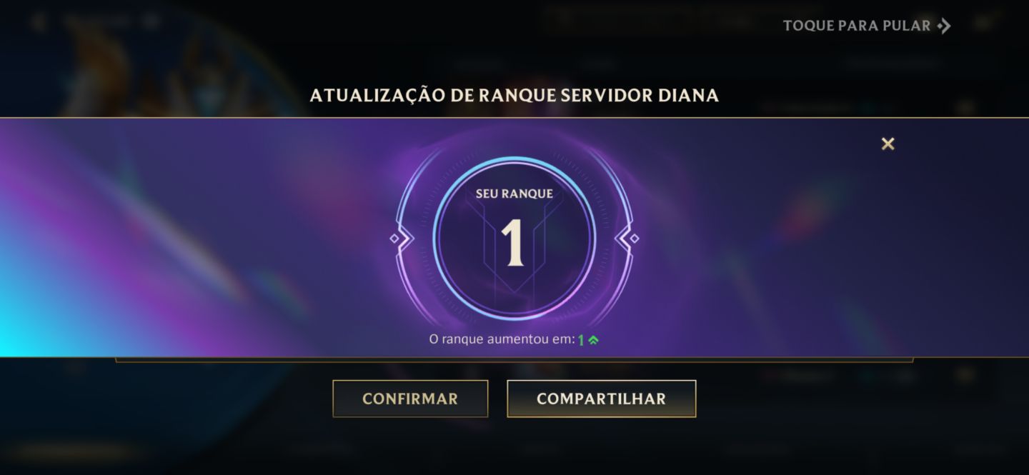 CONTA WILD RIFT ELO ALTO + PERFIL MUITO COMPLETO Conta Wild Rift à venda