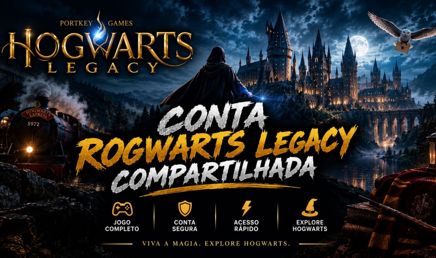 CONTA HOGWARTS LEGACY COMPARTILHADA