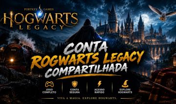 CONTA HOGWARTS LEGACY COMPARTILHADA