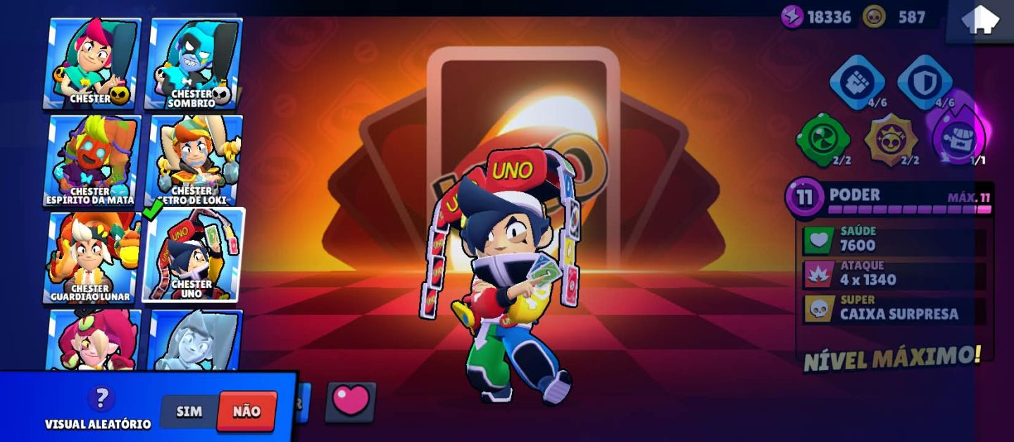 Conta Brawl Stars 41k + 106 brawlers + 293 skins