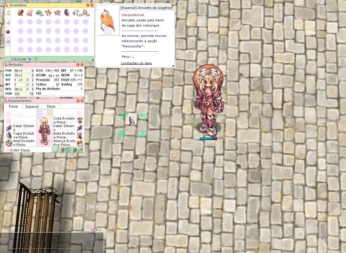 Conta Sicário / Sinix / Assasino LV 103 RAGNAROK LATAM C/ CX EVOLUTIVA + CONSUMÍ