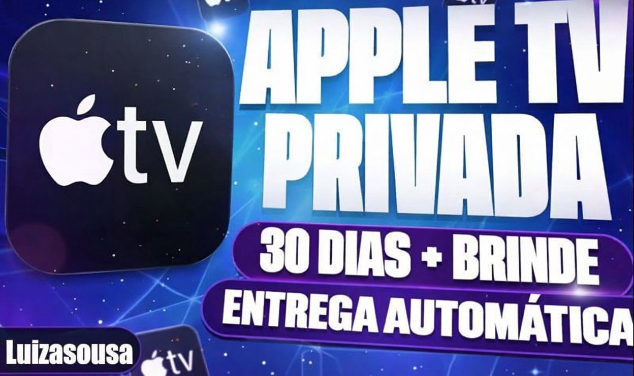 1 Mês APPLE TV Premium Privada só sua - Melhor preço + Entrega Automática