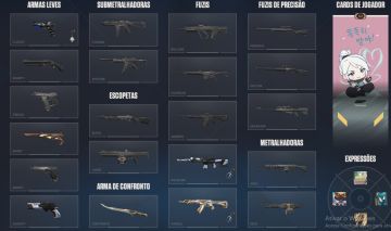 Conta de Valorant com 9 skins