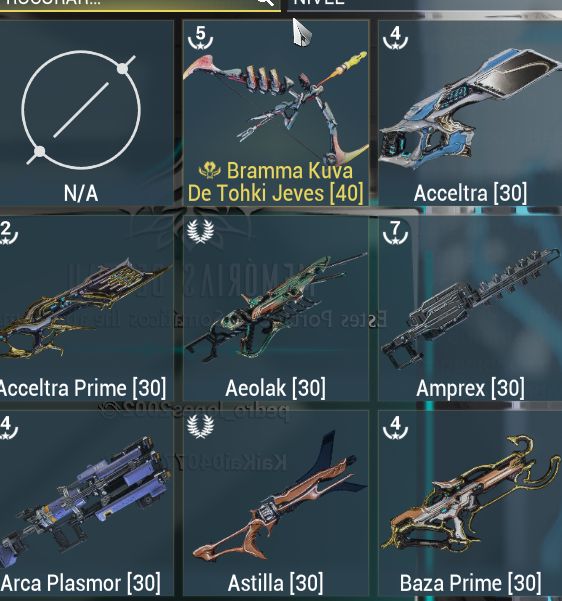 CONTA WARFRAME MR 21