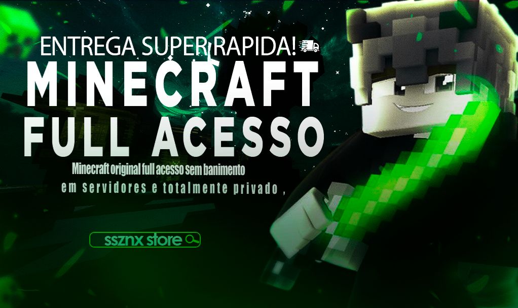 [MELHOR PREÇO!] Minecraft Java & Bedrock Full Access Permanente -ENTREGA RAPIDA!