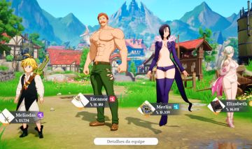Conta TOP 7DS Origin Meliodas, Merlim, Escanor, Gowther, Elizabeth