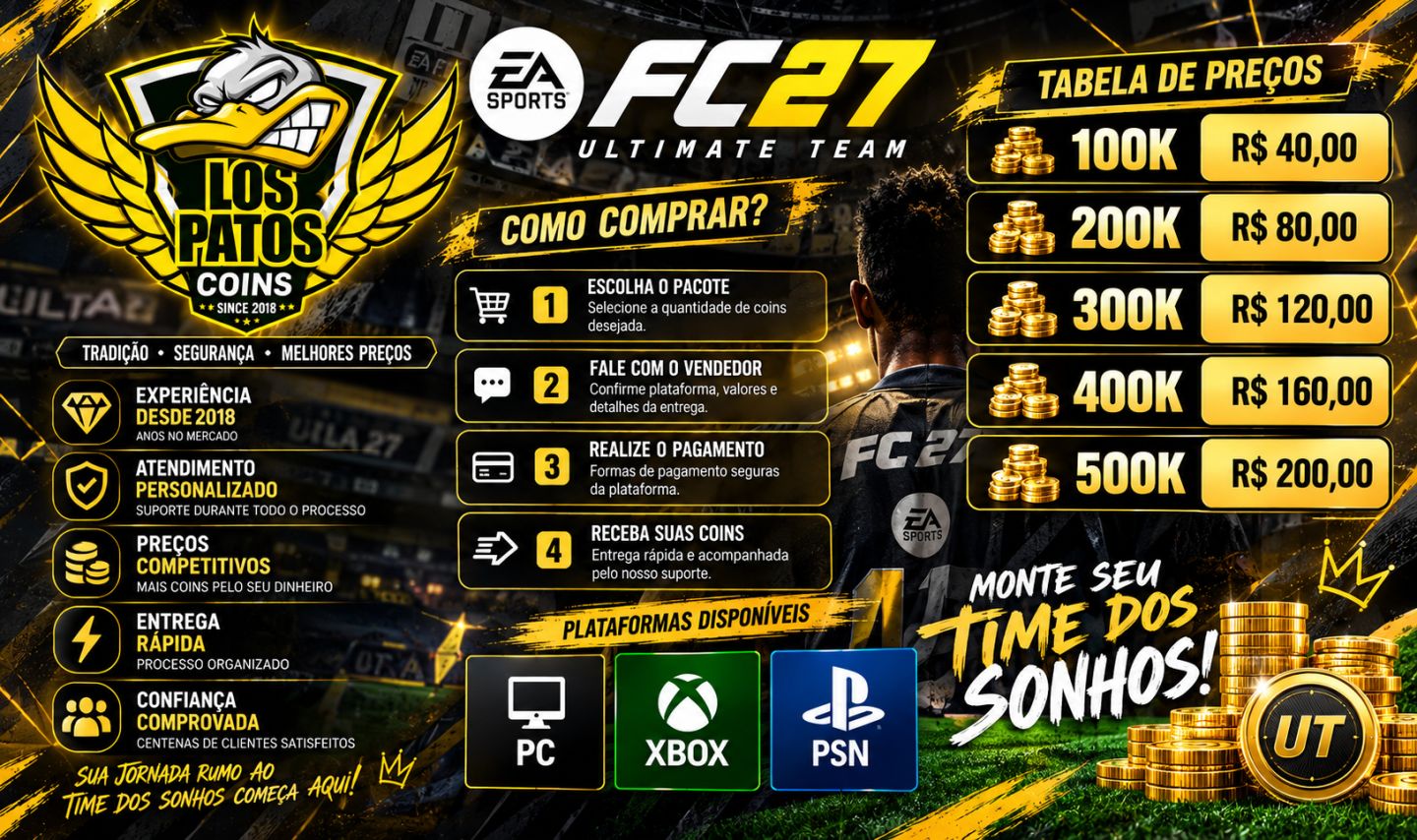 COINS EA FC 27 | PC XBOX PSN | LOS PATOS COINS | ENTREGA RÁPIDA